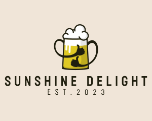 Beer Thumbs Up logo design