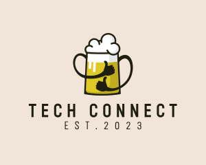 Craft Beer - Beer Thumbs Up logo design