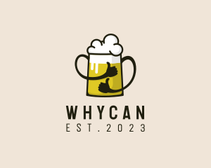 Okay - Beer Thumbs Up logo design