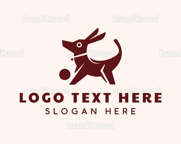 Brown Dog Pet Shop Logo