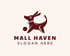 Brown Dog Pet Shop logo design