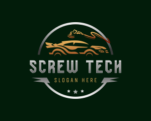 Garage Automotive Polishing logo design