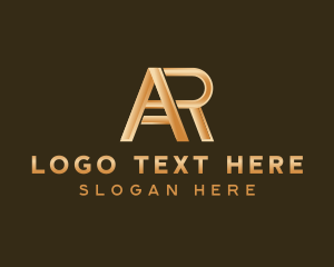 Corporation - Company Business Letter AR logo design