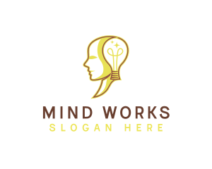 Psychology Human Mind logo design