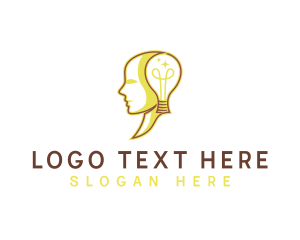 Intelligent - Psychology Human Mind logo design