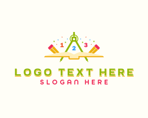 Book - Art Educational Learning logo design