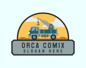 Crane Truck Towing Logo