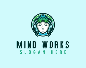 Mental Health Wellness logo design