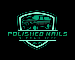 Transportation Car Polish logo design