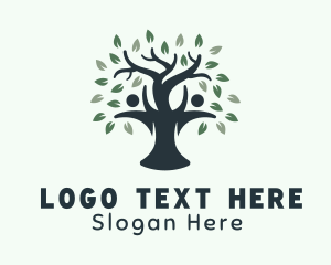 Lifestyle - Human Lifestyle Tree logo design