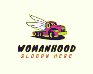 Shipping - Truck Wings Logistics logo design