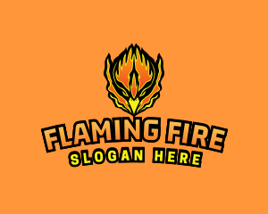 Flaming - Flaming Phoenix Bird logo design