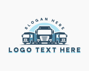 Logistics - Truck Cargo Logistics logo design