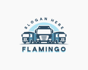 Truck Cargo Logistics Logo