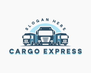 Truck Cargo Logistics logo design