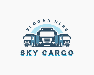 Truck Cargo Logistics logo design