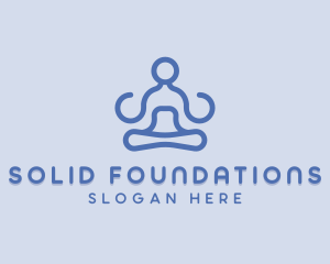 Yoga Wellness Meditation Logo