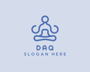 Yoga Wellness Meditation Logo