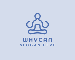Yoga Wellness Meditation Logo