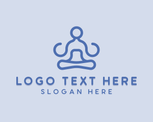 Yoga Wellness Meditation Logo