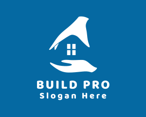Housekeeping - Real Estate Agent Hands logo design