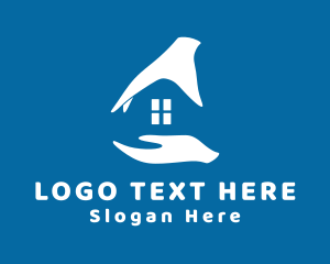 Real Estate Agent Hands Logo