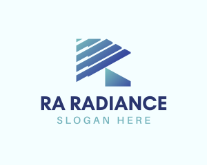 Investment Finance Letter R logo design