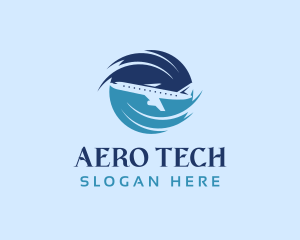 Aero - Airplane Transportation Flight logo design