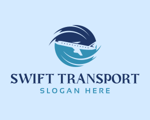 Airplane Transportation Flight logo design