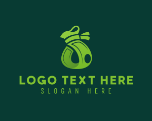 Save - Bill Money Bag logo design