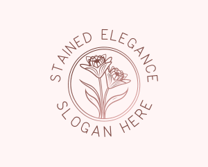 Elegant Wedding Floral logo design