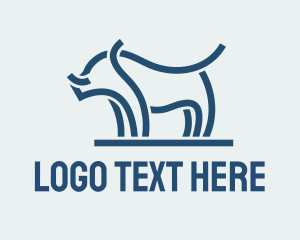 Hog - Wild Warthog Sanctuary logo design