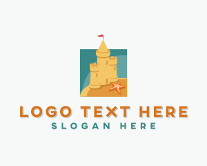 Sculpture - Sand Castle Structure logo design