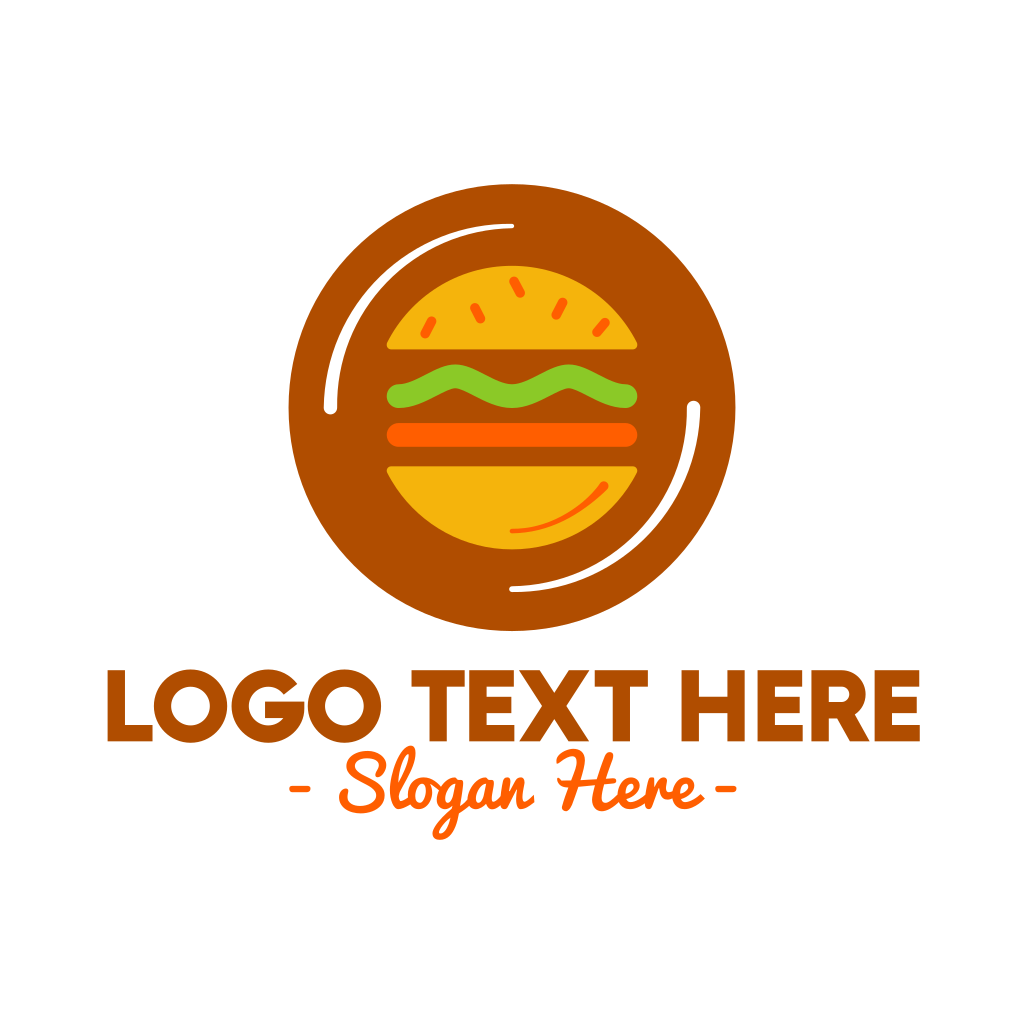 Round Burger Logo 