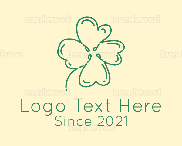 Clover Leaf Doodle Logo