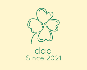 Garden - Clover Leaf Doodle logo design