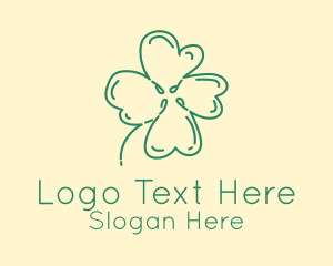 Clover Leaf Doodle Logo