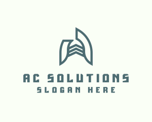 Generic Structural Letter A logo design