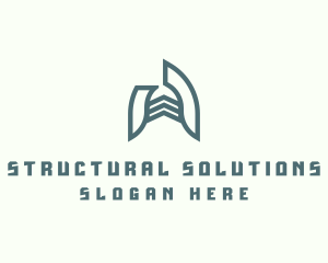 Structural - Generic Structural Letter A logo design