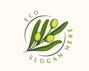 Natural Olive Fruit Logo