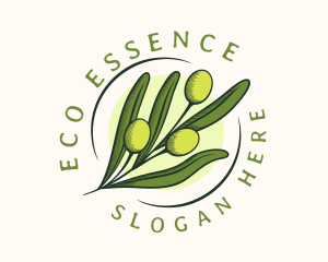 Natural - Natural Olive Fruit logo design