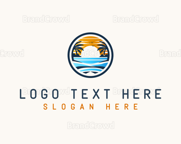 Sunset Beach Island Logo