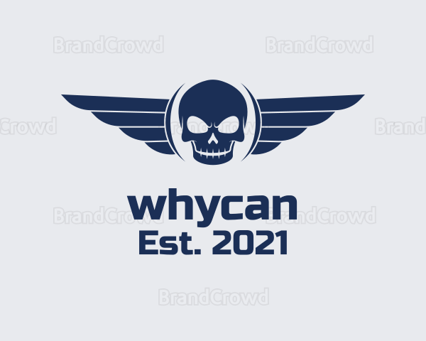 Gaming Wing Skull Logo