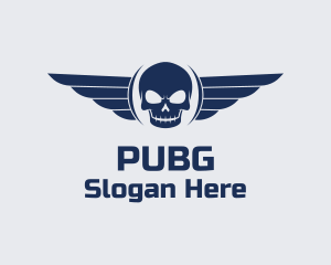 Gaming Wing Skull Logo