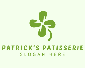 Four Leaf Clover Luck logo design