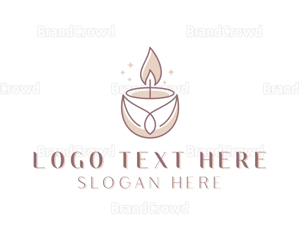 Spa Candle Decor Logo