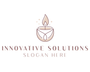 Decor - Spa Candle Decor logo design