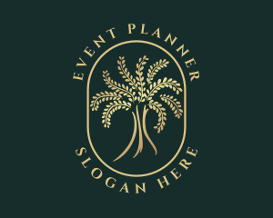 Natural Golden Tree Logo