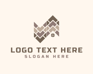 Marble - House Floor Construction logo design