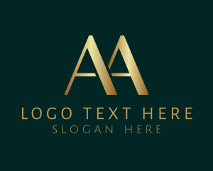 Metal - Generic Premium Company Letter AA logo design